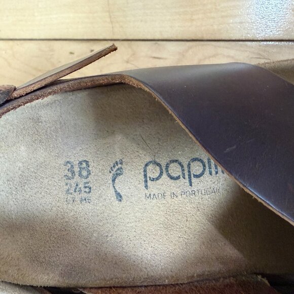 Birkenstock Papillio sandals Samira wedge Brown Size 38 - Picture 4 of 10